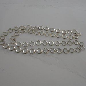 Angled Ovals Chain Necklace